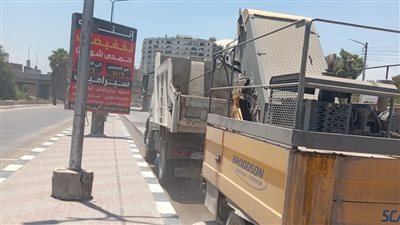 رفع 340 طن مخلفات خلال يوم واحد بطنطا