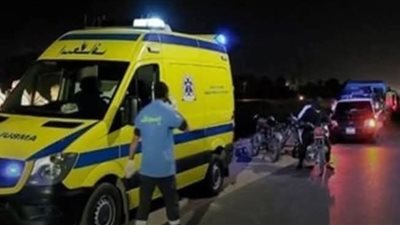 مصرع شخصين وإصابة 4 من أسرة واحدة في تصادم مروع على صحراوي البحيرة