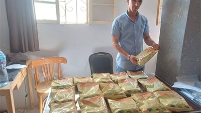 ضبط مبيدات زراعية منتهية الصلاحية ومنظفات مجهولة المصدر مصنعة 
