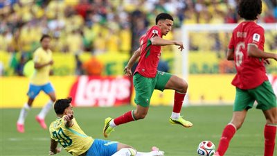 تعادل مثير بين المغرب والبرازيل في الشوط الأول 