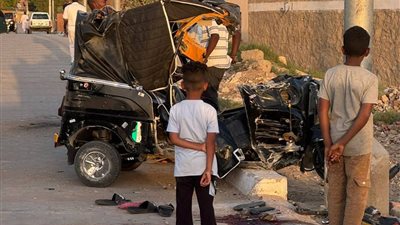 أول صورة للشاب ضحية اصطدام توك توك بعمود إنارة في أسوان