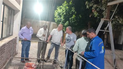 رئيس مياه الفيوم يواصل الجولات الليلية التفتيشية المفاجئة لمتابعة انتظام العمل