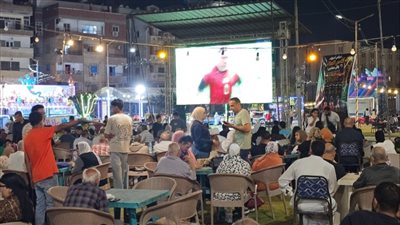 الجماهير تحتشد لمؤازرة المنتخب الوطني بالإسماعيلية