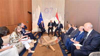 السيسي يبحث مع رئيس المجلس الأوروبي مستجدات الأوضاع الإقليمية 