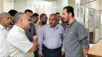رئيس مياه الفيوم يلتقي القيادات الجديدة بالقطاع التجاري والمالي