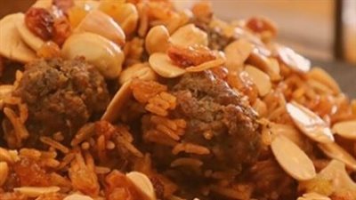 طريقة تحضير كبسة بكرات اللحم 