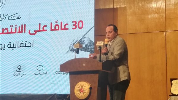 الكاتب الصحفى جمال عبد الرحيم سكرتير عام نقابة الصحفيين 