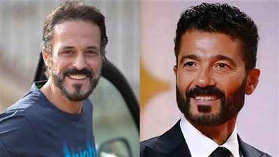 خالد النبوى ويوسف الشريف فى سباق الأعمال الرياضية