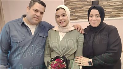 ملك رضا الأولى على الشهادة الاعدادية بمحافظة القاهرة 