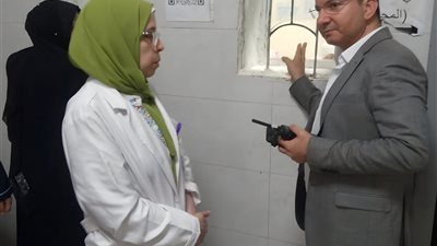 وكيل صحة الدقهلية يتابع استعدادات مستشفى صدر المنصورة 