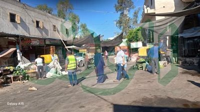  حملة مكبرة لازالة الاشغال من امام لجان امتحانات الثانوية ومالمصالح الحكومية بالدلنجات 