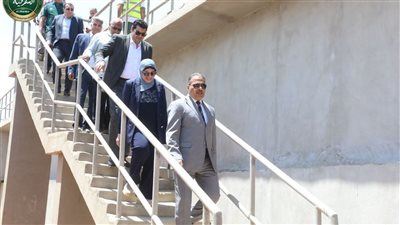 محافظ الشرقية يتفقد محطة معالجة الزنكلون بالزقازيق بعد دخولها الخدمة