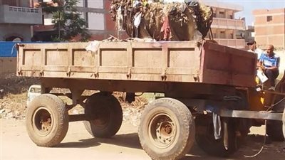 رفع 515 طن مخلفات والتعامل مع 17 بؤرة بمراكز الغربية