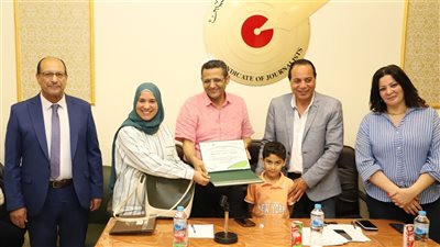 نقابة الصحفيين وجمعية كتاب البيئة يكرمان الفائزين بمسابقة المراسلين