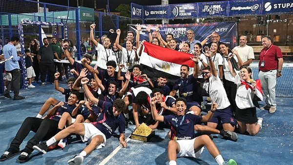 مصر تتوج بكأس أفريقيا الأولى لناشئي البادل