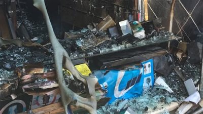 حريق ضخم يلتهم متجرًا شهيرًا بالشارع التجاري في الإسماعيلية