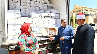 الفيوم تتسلم 3 أطنان من صكوك الأضاحي للأسر الأولى بالرعاية 