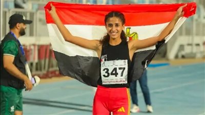 ملك عبد الغني تحطم الرقم القياسي المصري وتتوج بالذهب العربي