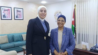 وزيرة التنمية الاجتماعية الأردنية تستقبل رئيسة اتحاد المرأة الوفدية لبحث دعم قضايا المرأة وتعزيز التعاون العربي
