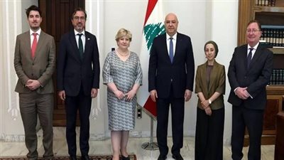 الرئيس اللبناني لوفد برلماني بريطاني: نأمل استمرار الدعم للمؤسسة العسكرية