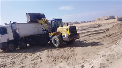 مافيا الرمال تلتهم مدينة الشيخ زايد بجمصة