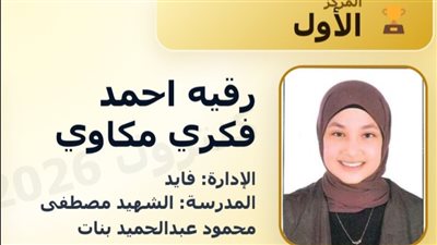 حفظ القرآن يقود رقية لصدارة إعدادية الإسماعيلية