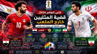 كأس العالم 2026.. قضية خارج الملعب تلقي بظلالها على مباراة مصر وإيران