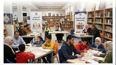 ورش ولقاءات توعوية بمكتبة مصر العامة بدمنهور 