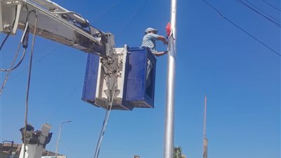 الغربية: استمرار حملات صيانة شبكات الإنارة وتحسين الطرق