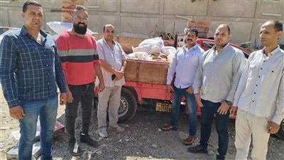 ضبط 600 كيلو عجينة حواوشي وسجق فاسدة بالفيوم 