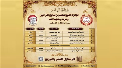 جائزة الشيخ محمد بن صالح باشراحيل تعلن أسماء الفائزين والمكرمين لعام 2026
