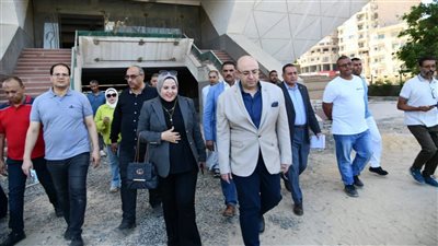 محافظ الفيوم يتفقد أعمال تطوير ورفع كفاءة قصر الثقافة