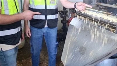 ضبط مصنع يستخدم بودرة التلك فى تصنيع حلوى الأطفال