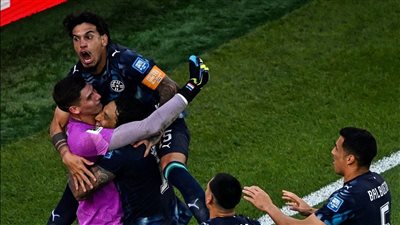 أورلاندو جيل يقود باراجواي لإقصاء ألمانيا.. تعرف على تقييمات اللاعبين