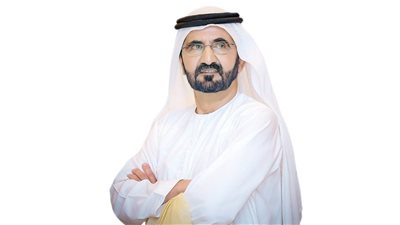 الشيخ بن راشد يتكفل بعلاج طفل مصاب بمرض ضمور العضلات