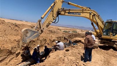 عودة ضخ المياه لمدينة نوبيع بجنوب سيناء