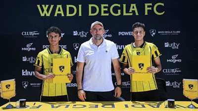 وادي دجلة يصعد الثنائي أشرف وحزين إلى الفريق الأول