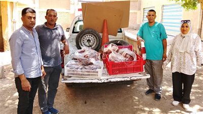 ضبط 122 كيلو لحوم وكبدة غير صالحة للاستهلاك بالفيوم 