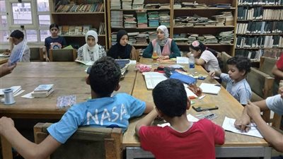 ورش فنية وحكي لتنمية الإبداع لدى الأطفال بثقافة الفيوم