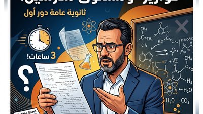 معلم: امتحان الثانوية العامة للكيمياء 2026 