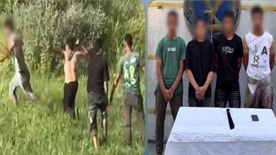 القبض على المتهمين بالتعدى على شخص بسلاح أبيض ببنى سويف