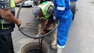 رفع كفاءة شبكات الصرف الصحي بمحافظات القناة