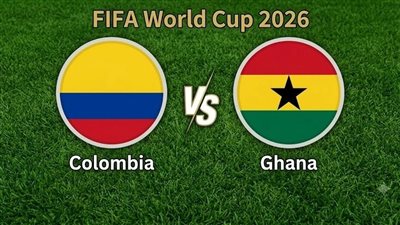 بث مباشر مشاهدة مباراة كولومبيا ضد غانا يلا شوت الآن في كأس العالم FIFA 2026™
