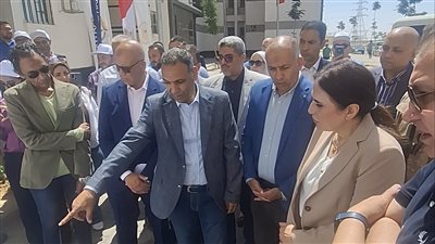 راندة المنشاوي تتفقد المرحلة الثالثة من زهرة العاصمة بمدينة بدر وتلتقي السكان