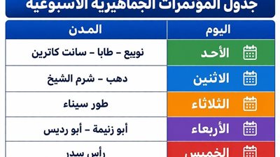 محافظ جنوب سيناء يطلق مؤتمرات جماهيرية أسبوعية بجميع المدن لحل مشكلات المواطنين