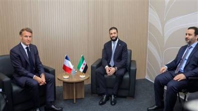الشرع:  زيارة ماكرون تطور مهم في العلاقات الثنائية 