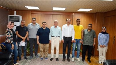 رئيس مياه البحيرة يستقبل مستشار رئيس الوزارء للمشروعات