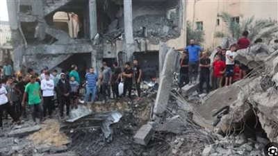  استشهاد مدير مركز شرطة مخيم جباليا وعدد من الضباط والأفراد بقصف إسرائيلي