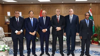 رئيس هيئة قضايا الدولة يستقبل الدكتور علي عبد العال واللواء أحمد ضيف 