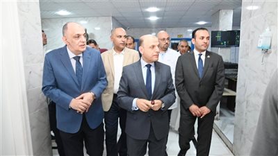  محافظ الغربية يتفقد مستشفى سامول المركزي ويفتتح تطوير القسم الداخلي
